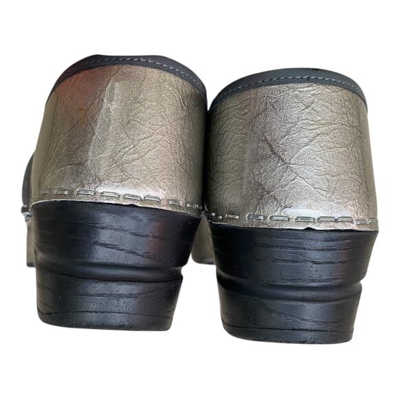 Sanita Professional Metallic Silver Patent Leather Womens Work EU 35 US 4 - Picture 16 of 16